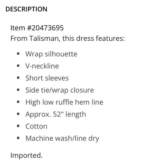 Talismán Red and Green Ruffled Midi Wrap Dress size M - Picture 5 of 5